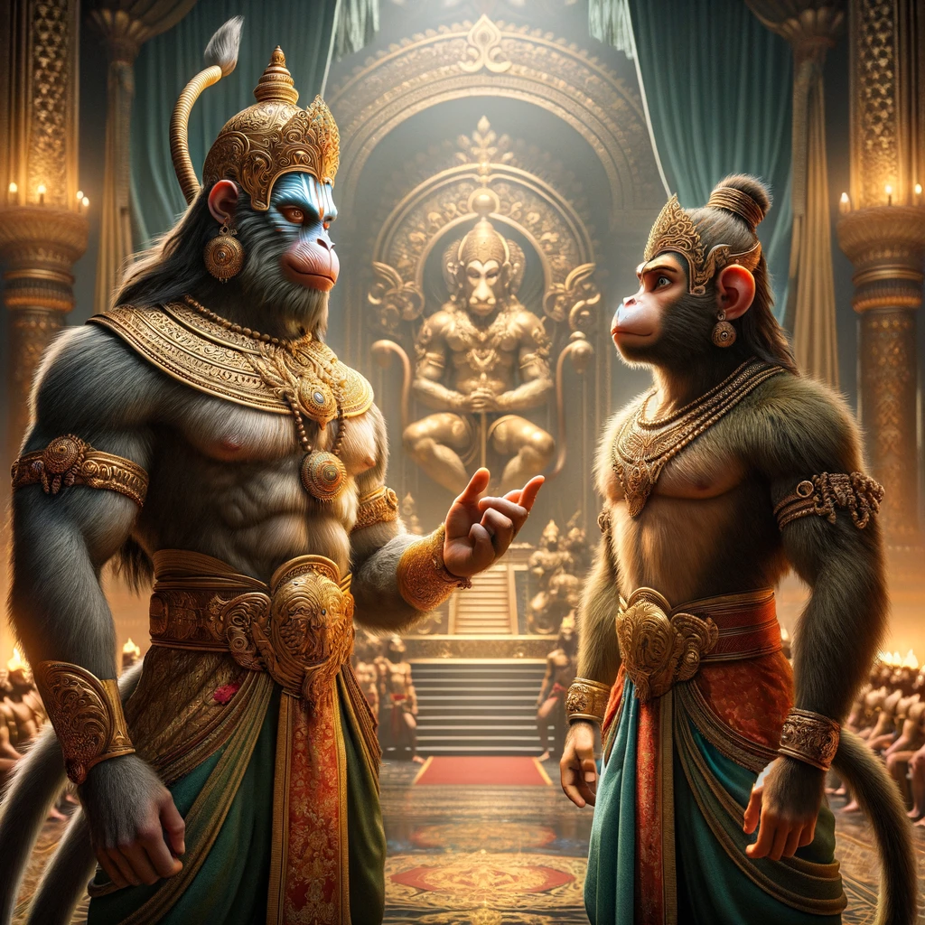 Hanuman Urges Sugriva to Search for Sita